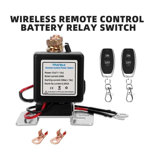 🔌WIRELESS REMOTE CONTROL BATTERY RELAY SWITCH