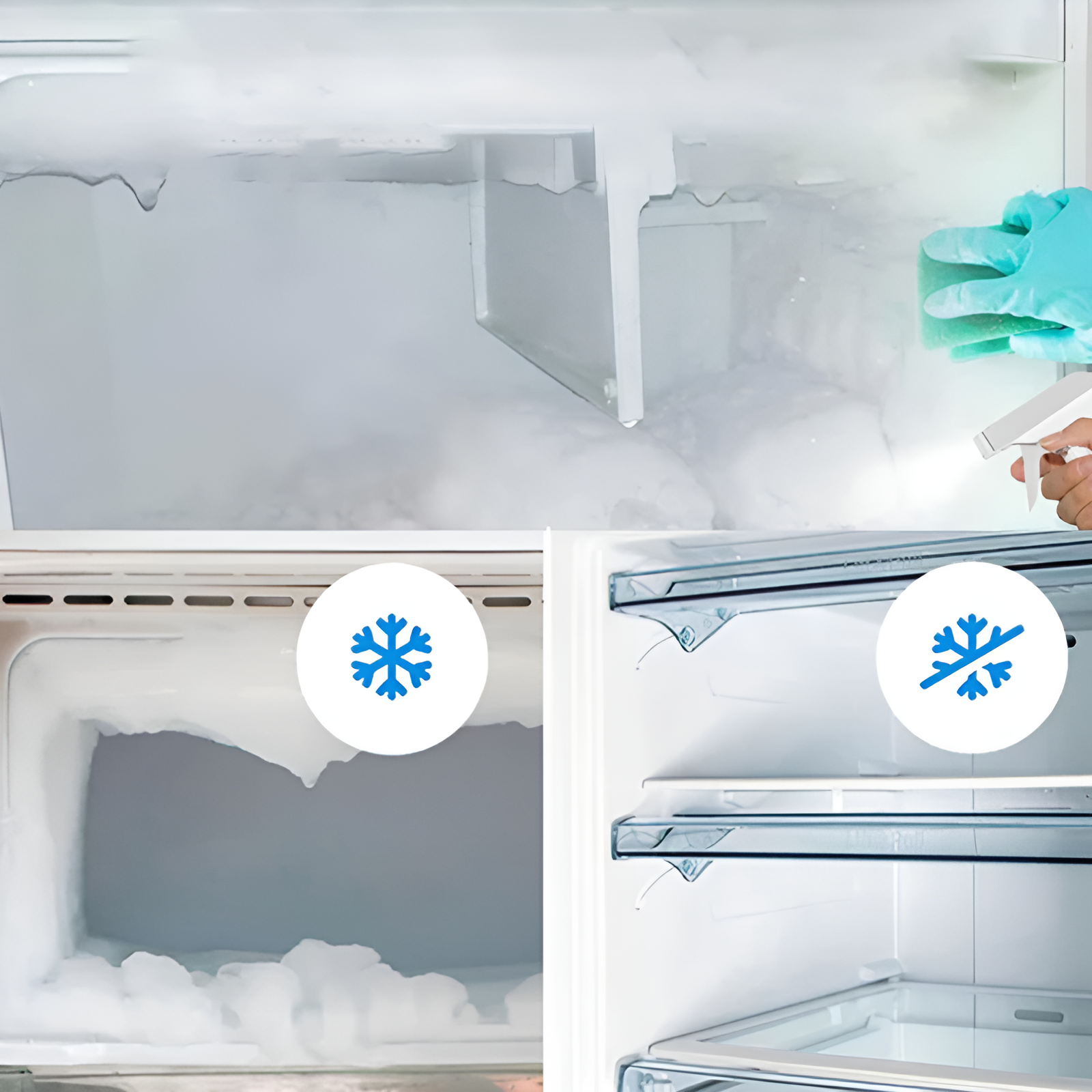 Jue Fish™ - Refrigerator and Freezer Defrosting Spray