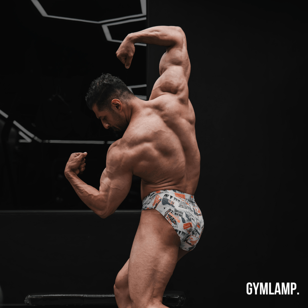 Gym Lamp for Posing, Gym Light Posing Lights for Bodybuilding, Portable Magnet LED Flashlight with 7th Gear Dimming & 180 Degree Folding USB Rechargeable Gym Lighting